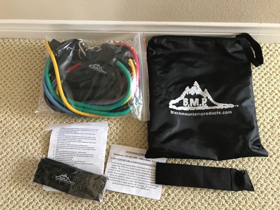 B.M.P. Black Mountain Products Resistance Band Set