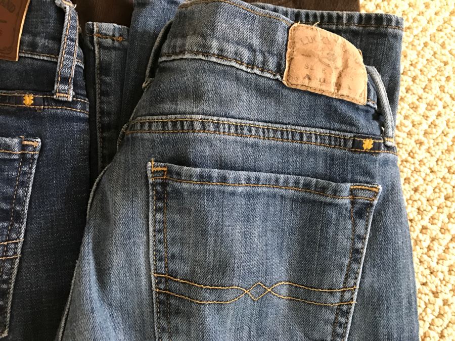 Set Of 6 Women's Jeans Size 4 Reg From Lucky Brand Jeans, Banana Republic, Carhartt [Photo 5]