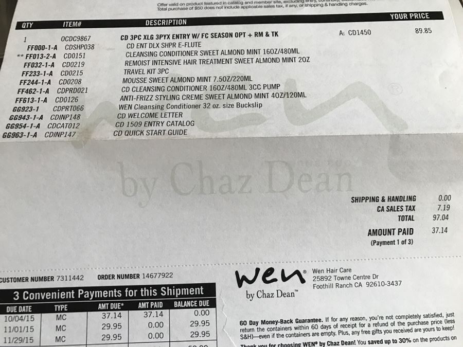 Wen By Chaz Dean Hair Products [Photo 2]