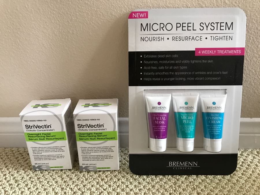 Bremenn Clinical Micro Peel System And Pair Of StriVectin Overnight Facial Resurfacing Serum [Photo 1]