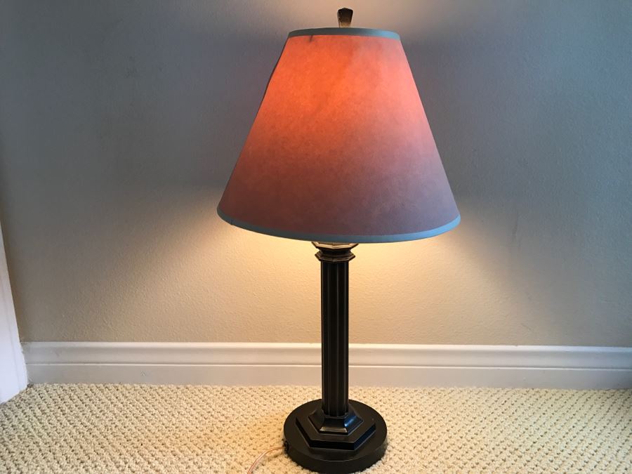 Metal Table Lamp With Shade [Photo 1]