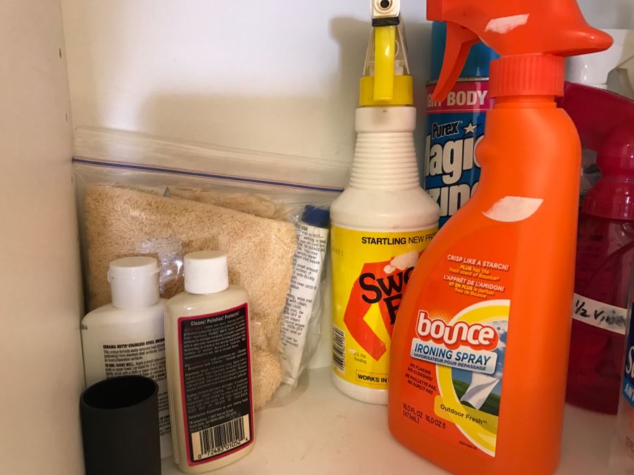 Cleaning Supplies Lot With Iron [Photo 11]