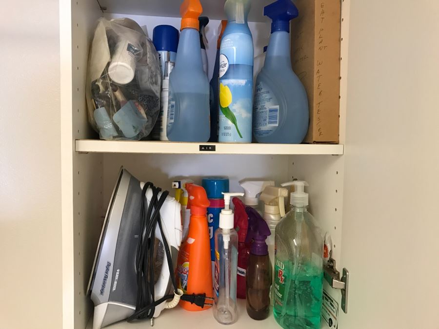 Cleaning Supplies Lot With Iron [Photo 2]