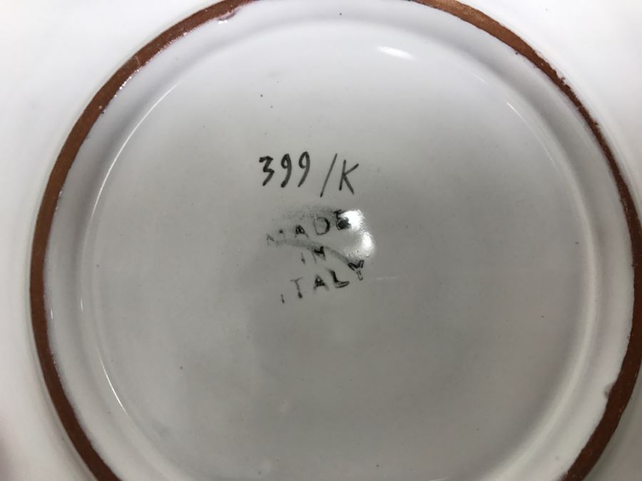 Kitchen Lot Featuring Vintage Milk Glass, Stemware, Japanese Tiles, Italian Plates And More [Photo 16]