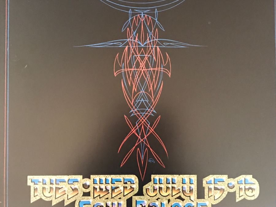 Vintage Framed Rock & Roll Poster The Rolling Stones Cow Palace Bill Graham Presents In San Francisco Design By R. Tuten Mouse Kelley [Photo 6]