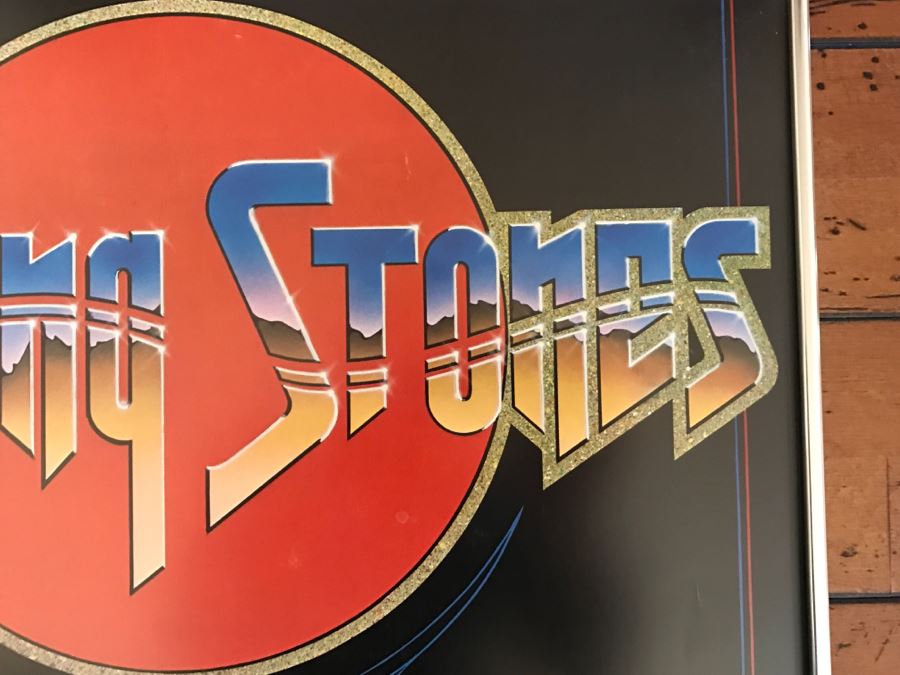 Vintage Framed Rock & Roll Poster The Rolling Stones Cow Palace Bill Graham Presents In San Francisco Design By R. Tuten Mouse Kelley [Photo 5]