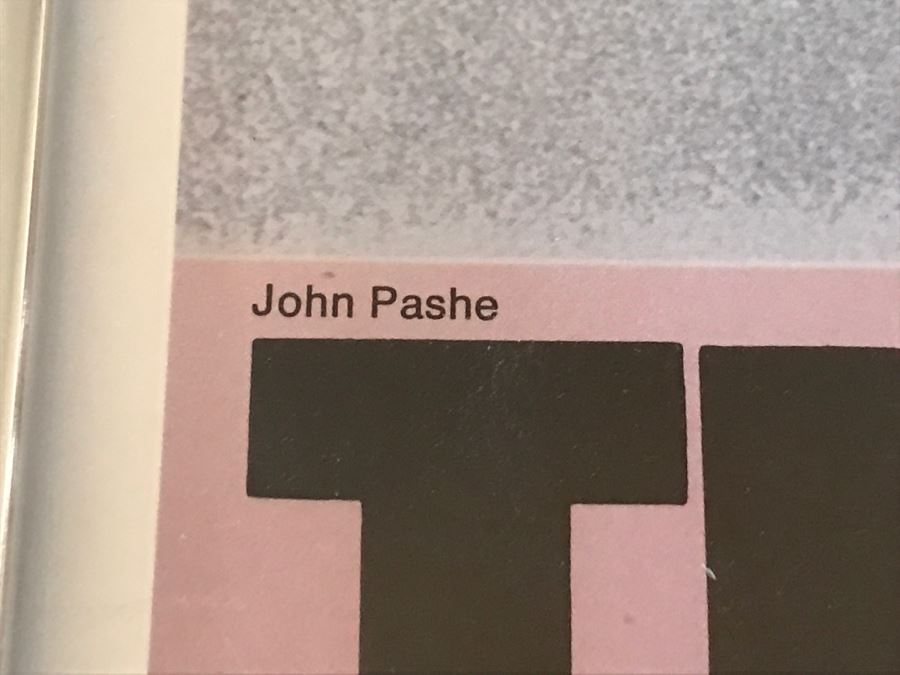 Vintage Framed Rock & Roll Poster The Rolling Stones American Tour 1972 Art By John Pashe Production By Chipmonck Sunday Promotions Inc. [Photo 13]