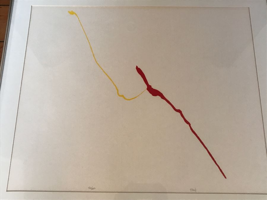 Limited Edition Hand Signed Abstract Print 26 Of 60 Signed Post? [Photo 5]