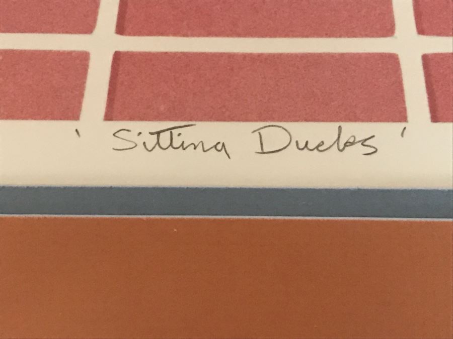 Limited Edition Hand Signed 'Bedard' Print Titled 'Sitting Ducks' 7 Of 450 [Photo 10]