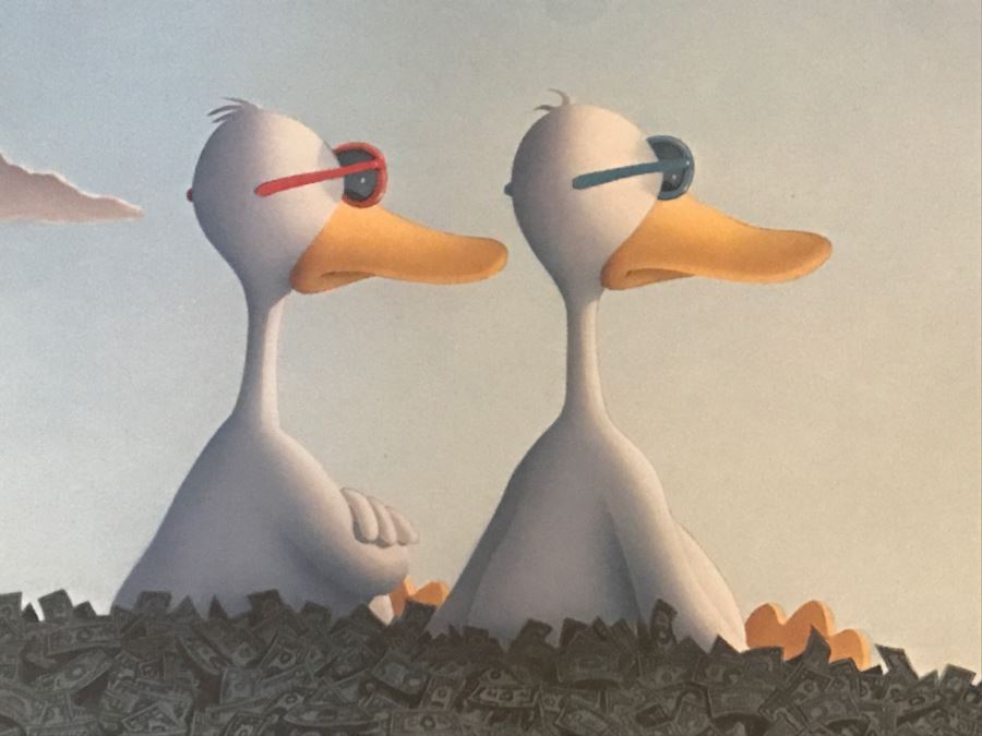 Limited Edition Hand Signed 'Bedard' Print Titled 'The Failure Of Capitalism' 103 Of 450 [Photo 10]