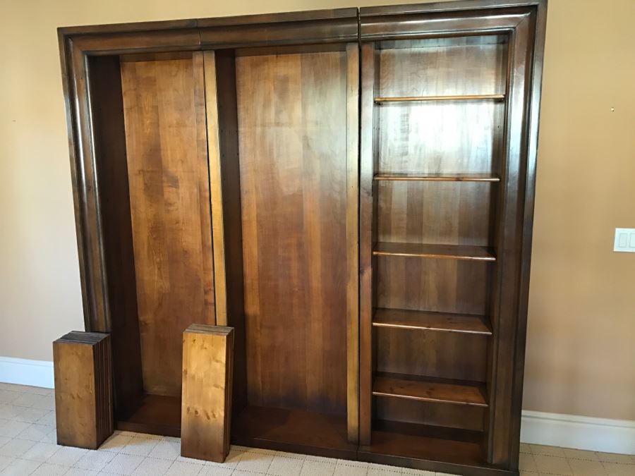 Roche Bobois Solid Wood 3-Piece Bookcase Bookshelf [Photo 4]