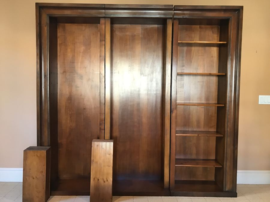 Roche Bobois Solid Wood 3-Piece Bookcase Bookshelf [Photo 22]