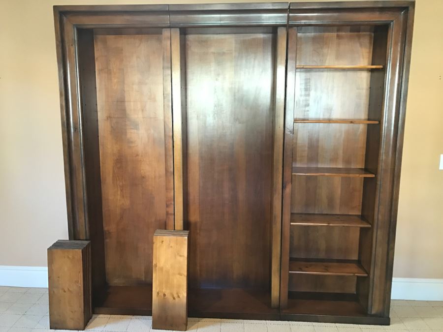 Roche Bobois Solid Wood 3-Piece Bookcase Bookshelf [Photo 3]