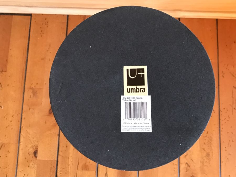 Umbra Adjustable Metal Round Side Table [Photo 9]