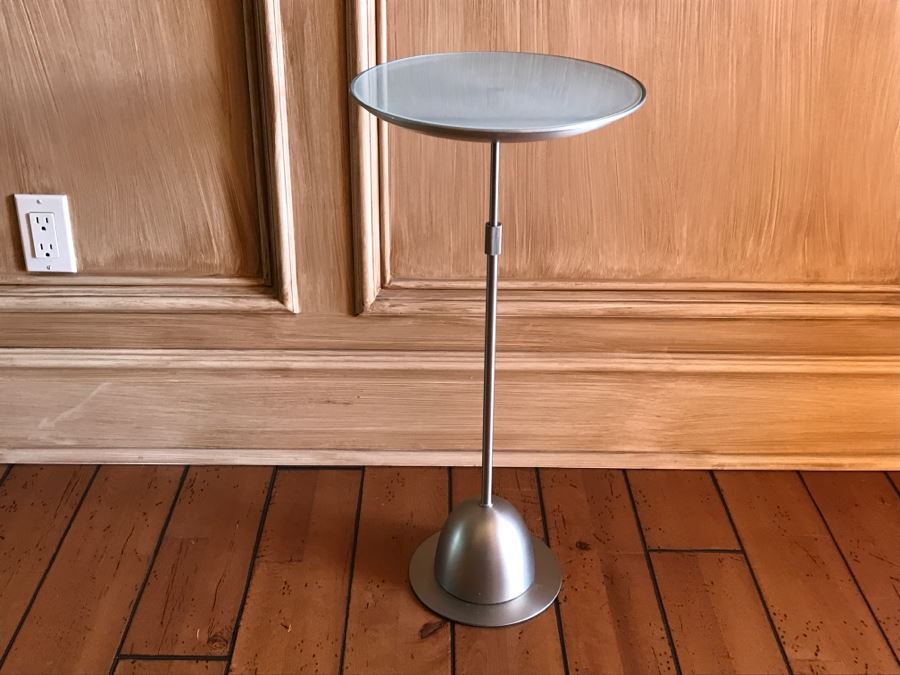 Umbra Adjustable Metal Round Side Table