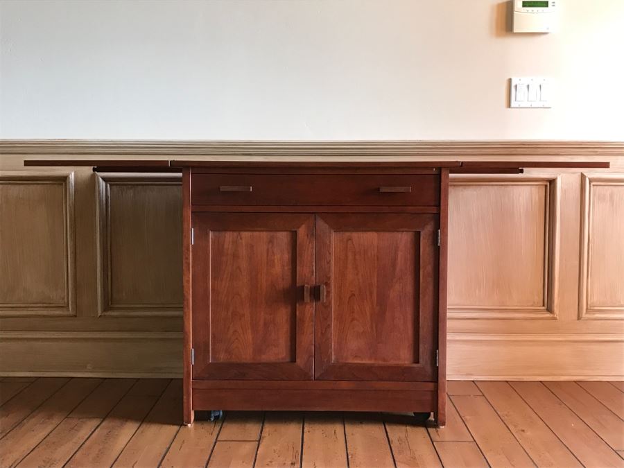 Stickley Furniture Dining Room Server Opens To A Heat Resistant Surface Mission Style [Photo 10]