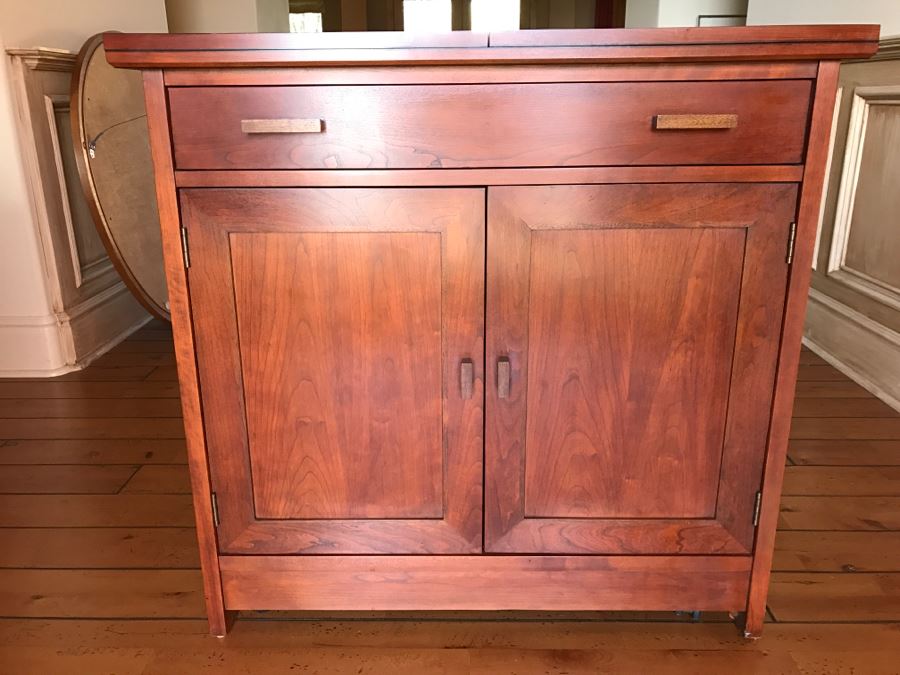 Stickley Furniture Dining Room Server Opens To A Heat Resistant Surface Mission Style [Photo 15]