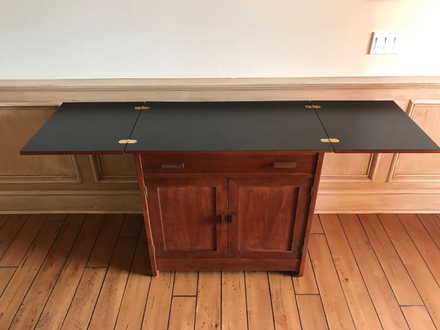 Stickley Furniture Dining Room Server Opens To A Heat Resistant Surface Mission Style [Photo 3]
