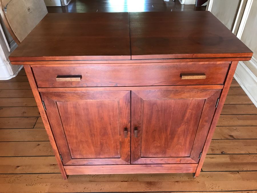 Stickley Furniture Dining Room Server Opens To A Heat Resistant Surface Mission Style [Photo 16]