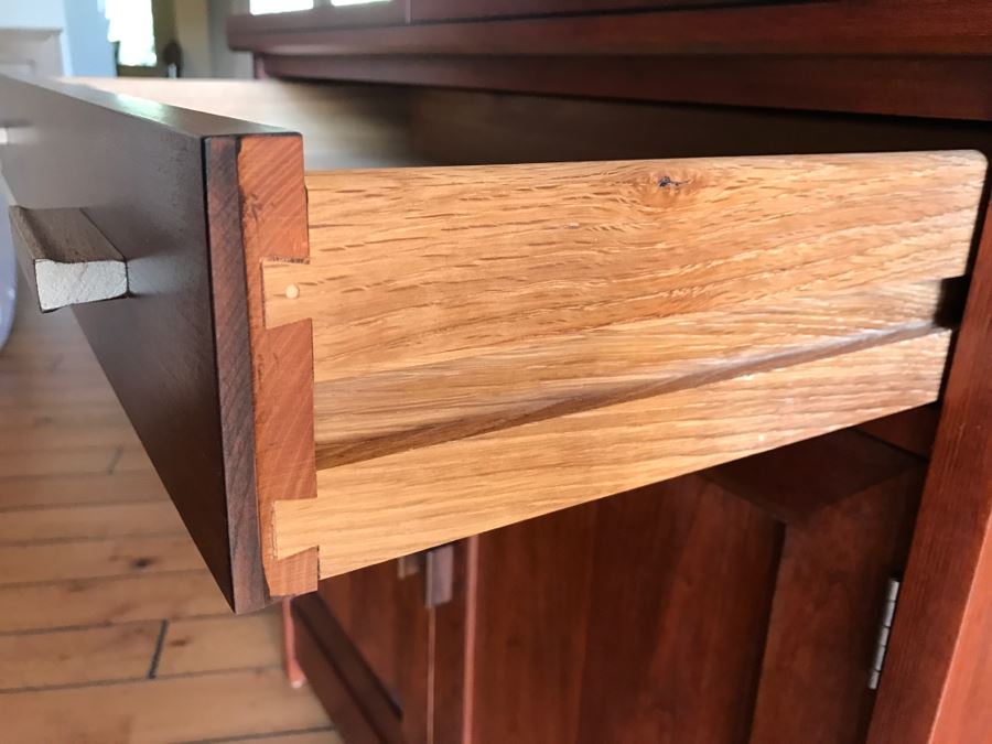 Stickley Furniture Dining Room Server Opens To A Heat Resistant Surface Mission Style [Photo 17]