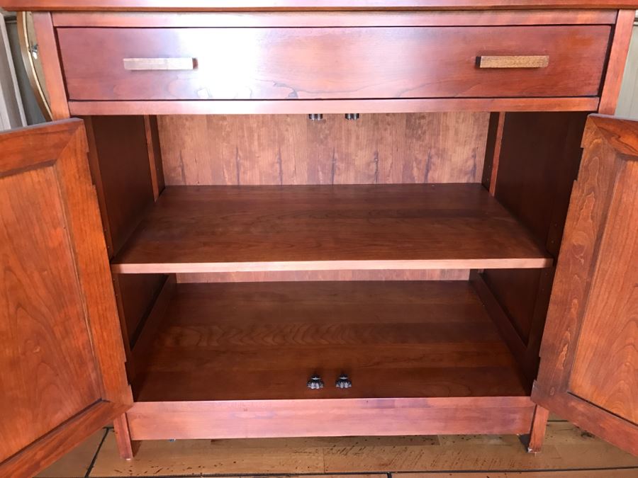 Stickley Furniture Dining Room Server Opens To A Heat Resistant Surface Mission Style [Photo 24]