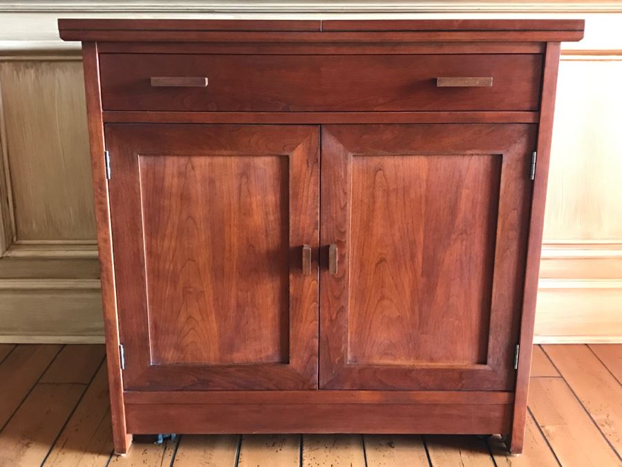 Stickley Furniture Dining Room Server Opens To A Heat Resistant Surface Mission Style [Photo 5]