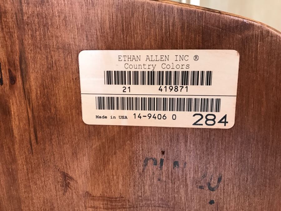 Classy Ethan Allen Country Colors Office Chair On Casters [Photo 12]