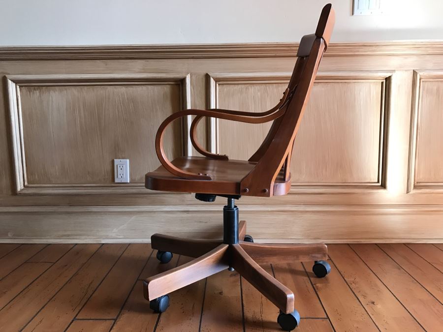 Classy Ethan Allen Country Colors Office Chair On Casters [Photo 10]