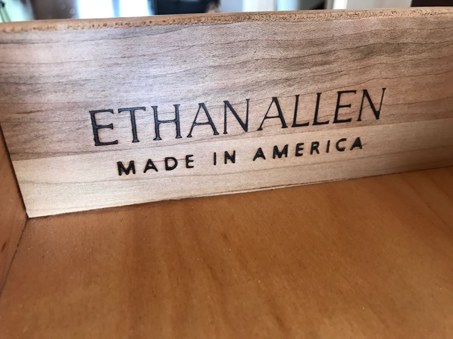 Ethan Allen Writing Desk With Lower Shelf [Photo 2]