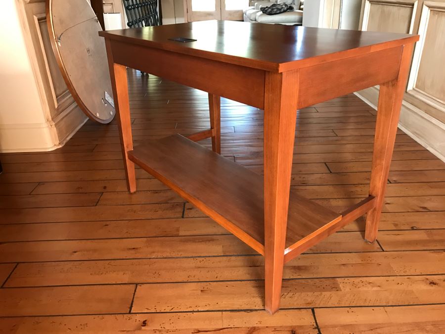 Ethan Allen Writing Desk With Lower Shelf [Photo 14]