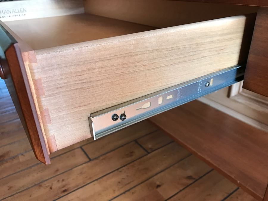 Ethan Allen Writing Desk With Lower Shelf [Photo 8]