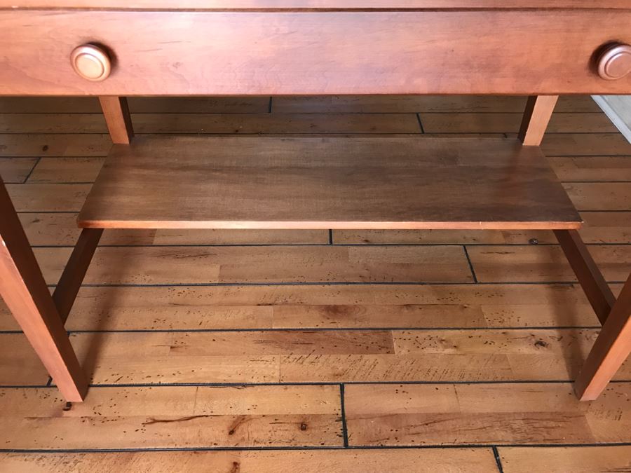 Ethan Allen Writing Desk With Lower Shelf [Photo 11]
