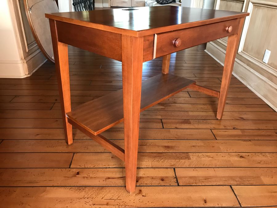 Ethan Allen Writing Desk With Lower Shelf [Photo 13]