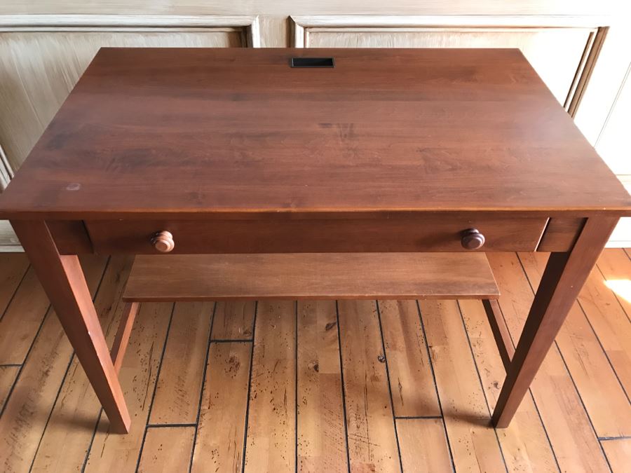 Ethan Allen Writing Desk With Lower Shelf [Photo 5]