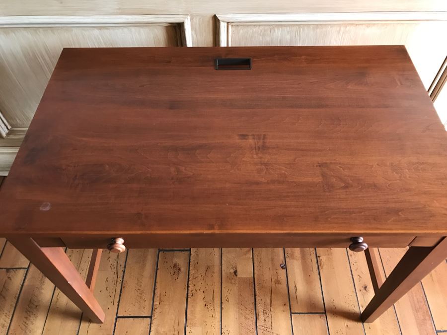 Ethan Allen Writing Desk With Lower Shelf [Photo 6]