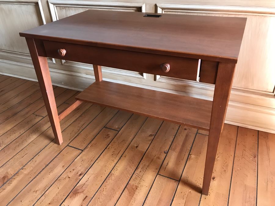 Ethan Allen Writing Desk With Lower Shelf [Photo 7]
