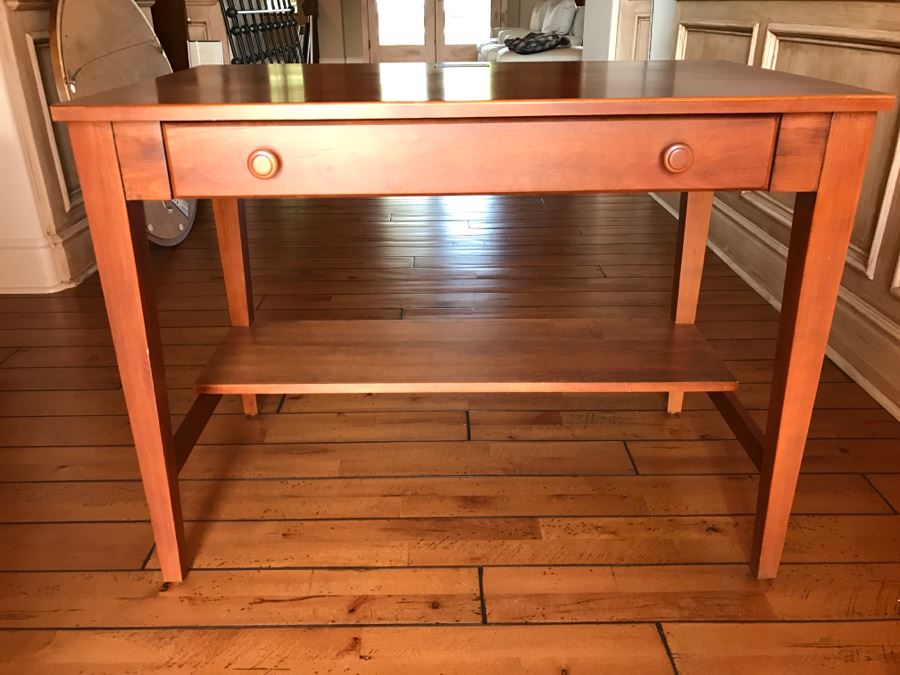 Ethan Allen Writing Desk With Lower Shelf [Photo 10]
