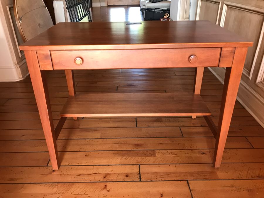 Ethan Allen Writing Desk With Lower Shelf [Photo 3]