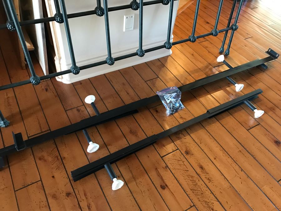 Wrought Iron Headboard And Footboard With Rails Cal King