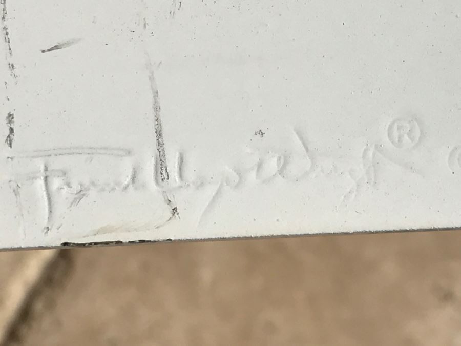 RARE Frank Lloyd Wright Midway Garden Chairs By Cassina Each Stamped With Frank Lloyd Wright And Numbered 34 1/2' X 16 1/2' X 19' [Photo 14]