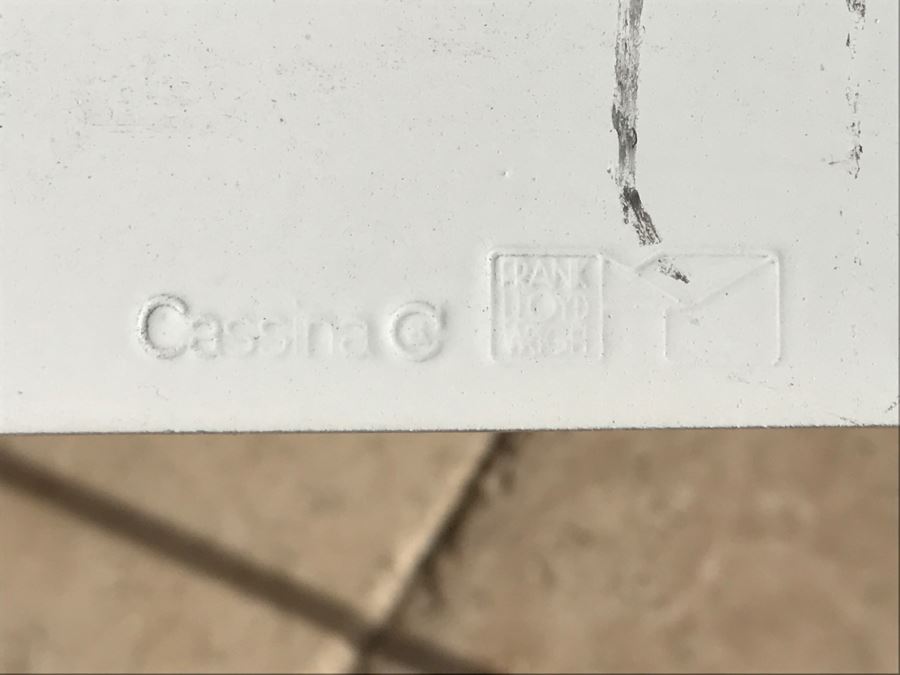 RARE Frank Lloyd Wright Midway Garden Chairs By Cassina Each Stamped With Frank Lloyd Wright And Numbered 34 1/2' X 16 1/2' X 19' [Photo 9]