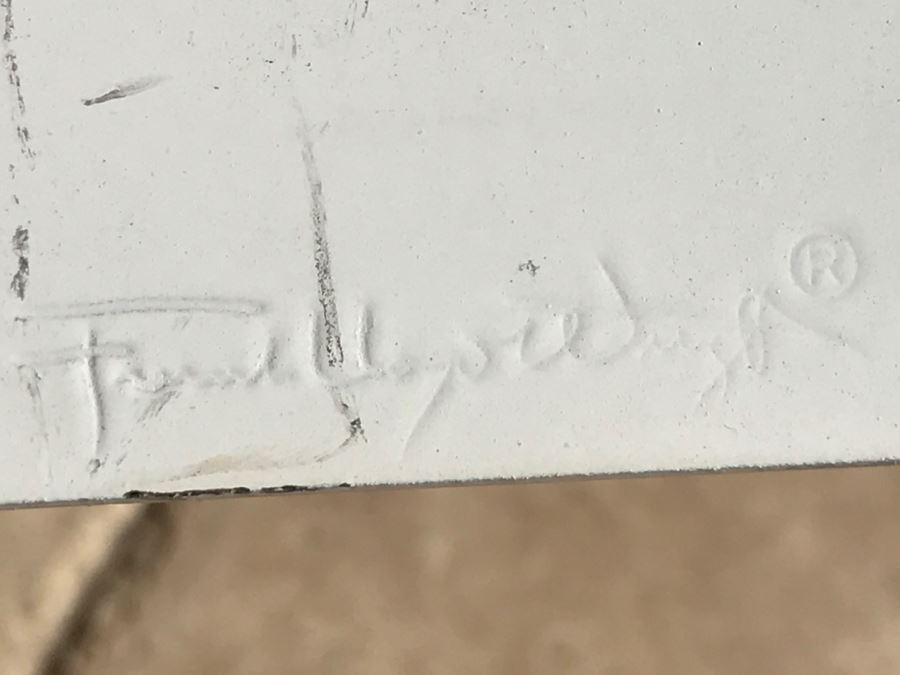 RARE Frank Lloyd Wright Midway Garden Chairs By Cassina Each Stamped With Frank Lloyd Wright And Numbered 34 1/2' X 16 1/2' X 19' [Photo 13]