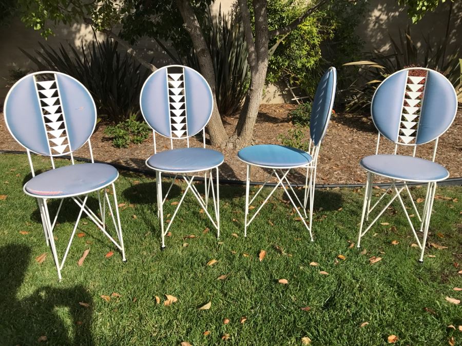 RARE Frank Lloyd Wright Midway Garden Chairs By Cassina Each Stamped With Frank Lloyd Wright And Numbered 34 1/2' X 16 1/2' X 19' [Photo 28]
