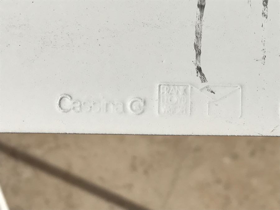 RARE Frank Lloyd Wright Midway Garden Chairs By Cassina Each Stamped With Frank Lloyd Wright And Numbered 34 1/2' X 16 1/2' X 19' [Photo 8]