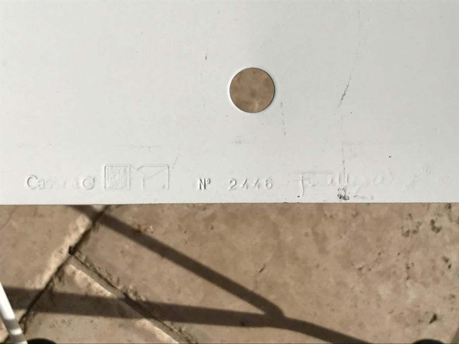 RARE Frank Lloyd Wright Midway Garden Chairs By Cassina Each Stamped With Frank Lloyd Wright And Numbered 34 1/2' X 16 1/2' X 19' [Photo 23]