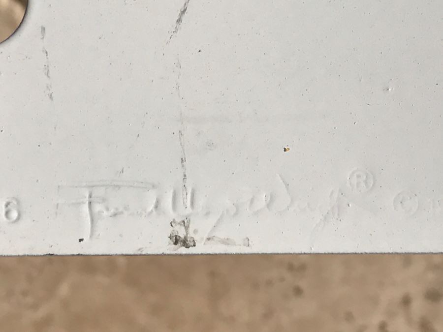 RARE Frank Lloyd Wright Midway Garden Chairs By Cassina Each Stamped With Frank Lloyd Wright And Numbered 34 1/2' X 16 1/2' X 19' [Photo 20]