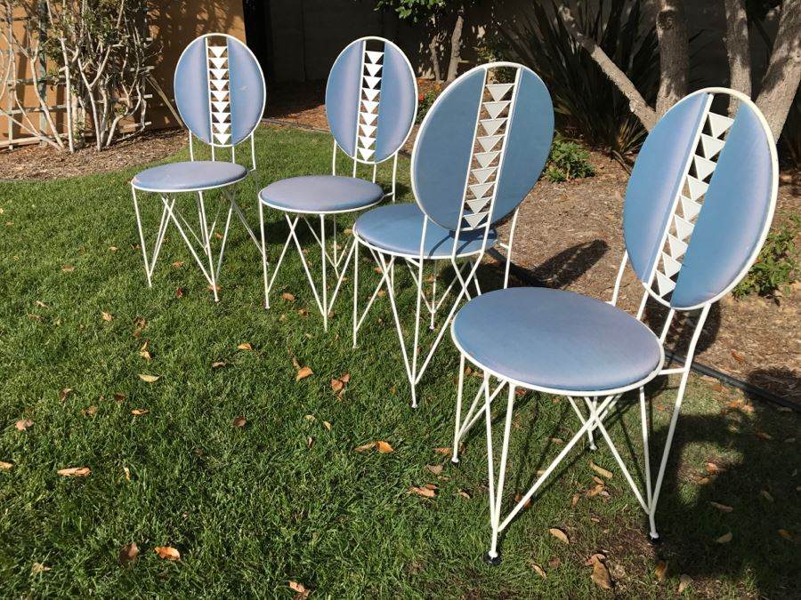RARE Frank Lloyd Wright Midway Garden Chairs By Cassina Each Stamped With Frank Lloyd Wright And Numbered 34 1/2' X 16 1/2' X 19' [Photo 29]