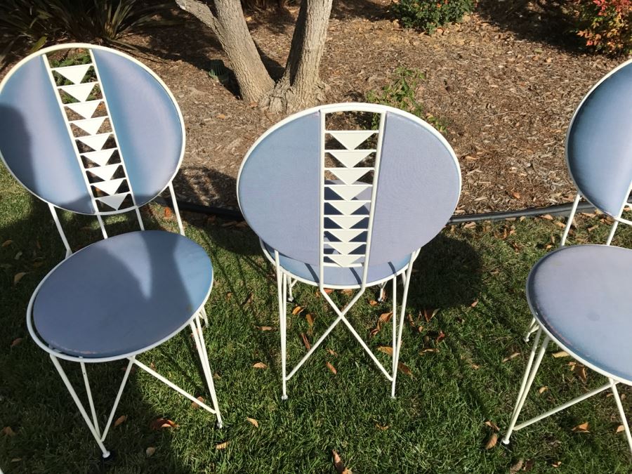 RARE Frank Lloyd Wright Midway Garden Chairs By Cassina Each Stamped With Frank Lloyd Wright And Numbered 34 1/2' X 16 1/2' X 19' [Photo 31]