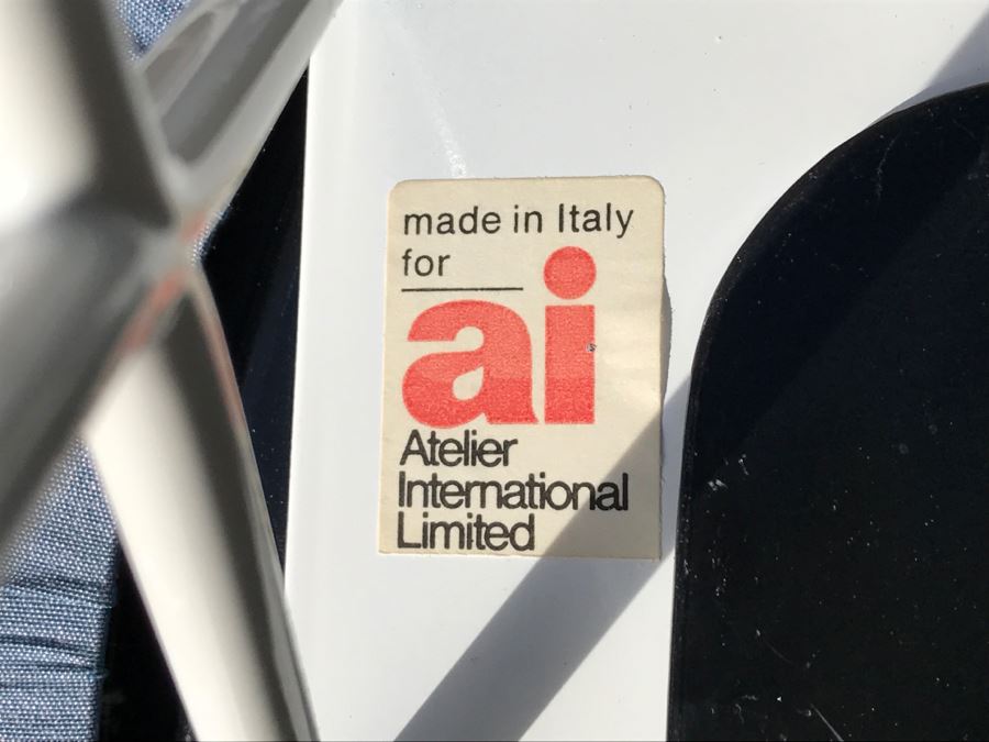 RARE Frank Lloyd Wright Midway Garden Chairs By Cassina Each Stamped With Frank Lloyd Wright And Numbered 34 1/2' X 16 1/2' X 19' [Photo 35]