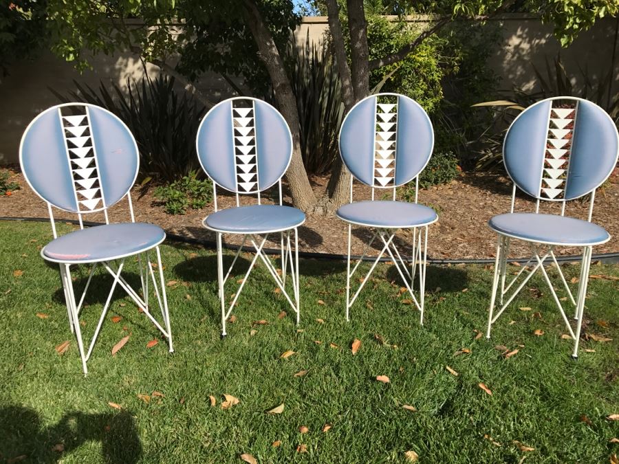 RARE Frank Lloyd Wright Midway Garden Chairs By Cassina Each Stamped With Frank Lloyd Wright And Numbered 34 1/2' X 16 1/2' X 19' [Photo 5]